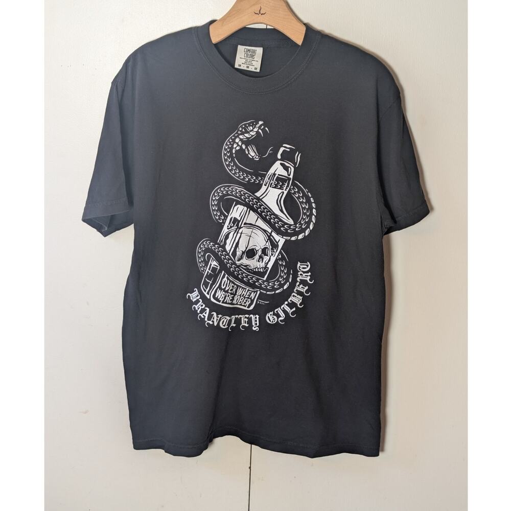 Comfort Colors Over When Were Sober Black TShirt Medium